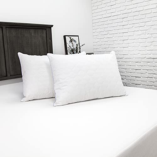 SensorPEDIC GelInfused Memory Foam Cluster Bed Pillow, White 2 Count