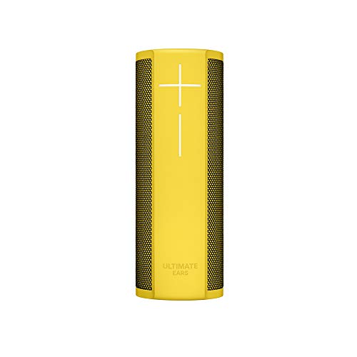 Ultimate Ears BLAST Enceinte portable Wi-Fi / Bluetooth avec système de commande vocale en mode mains-libres Amazon Alexa (étanche) – Jaune