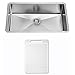 VIGO VGR3219C 32 inch Kitchen Sink Undermount 16 Gauge Single Bowl Stainless Steel Kitchen Sink, Commercial Grade Sink with Rounded Corners and SoundAbsorb Technology