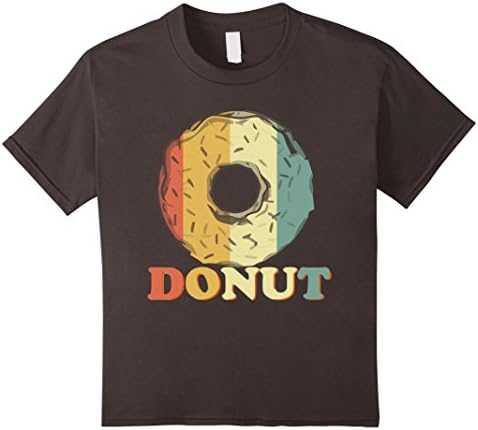 Kids Donut shirt Vintage Donut 8 Asphalt