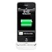 Boostcase BCH1500IP5-WHT Hybrid Snap Case and Attachable 1500mAh Extended Battery Sleeve for iPhone 5 - Retail Packaging - White