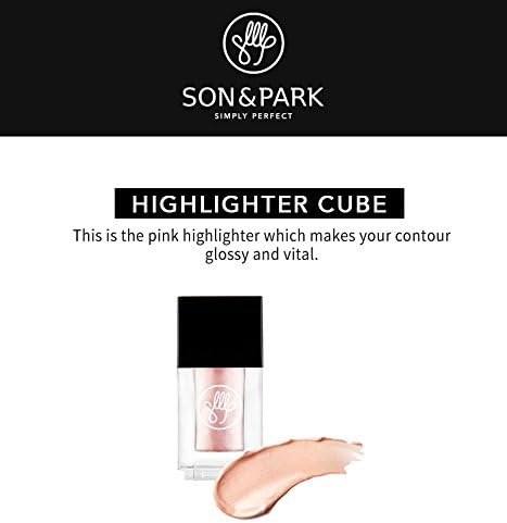 SONNPARK Highlighter Cube 4ml / pink color highlighter / Highlighter Cube / make up tools / make up base / korean beauty brand / SONNPARK / korean beauty cosmetic