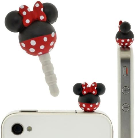 Plug Apli Disney Character Earphone Jack Accessory (Minnie Mouse)