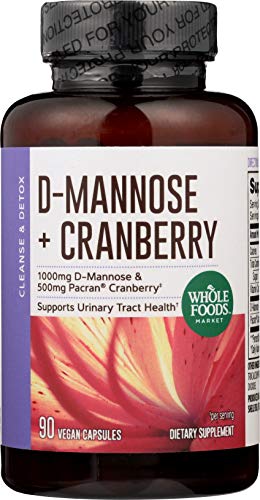 Whole Foods Market D Mannose With Cranberry 90 Ct Buy Online
