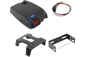 Electric Trailer Brake Controller with Proportional Braking Self-Leveling Sensor Adjustable Boost LED Display Compatible with