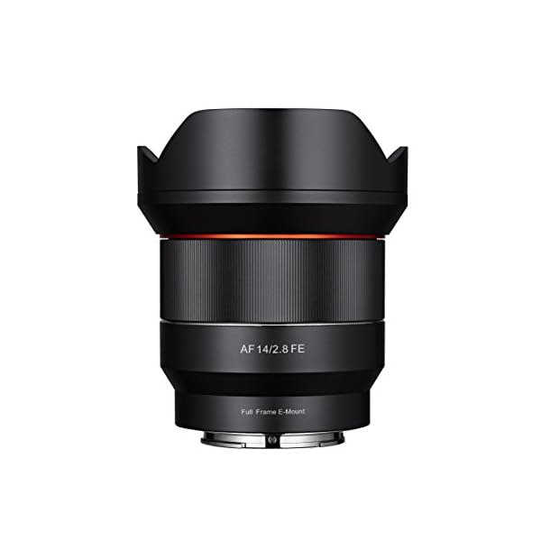 Samyang syio14af-e 14 mm f2.8 Full Frame Auto Focus Objektiv für Sony E-Mount, schwarz