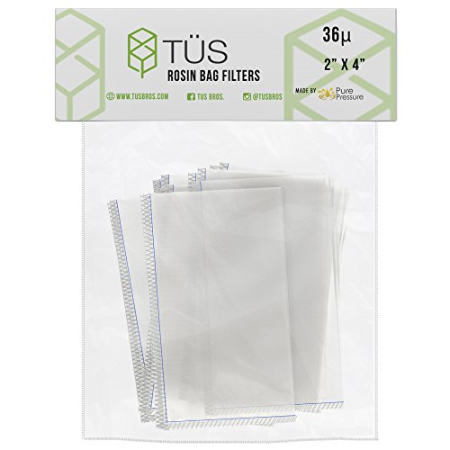 36 micron rosin press squish bags • 2" x 4"…
