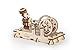 UGEARS Engine 3D Wooden Puzzle Brain Teaser Construction Set for Teens and Adults