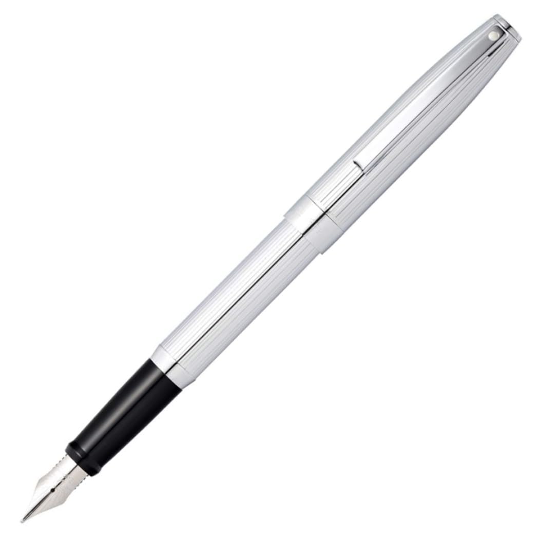 Sheaffer VFM - Refillable ballpoint pen, polished chrome finish, polished chrome trim