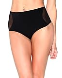 iHeartRaves High Waisted Mesh Booty Short, Sheer Bottoms for Dance, Raves, and Swim