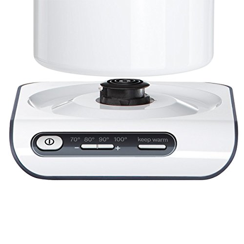 Bosch kabelloser Wasserkocher TWK8611P, Abschaltautomatik, Ãberhitzungsschutz, Temperaturwahl, Warmhaltefunktion, 1,5 L, 2400 W, weià – Bild 7