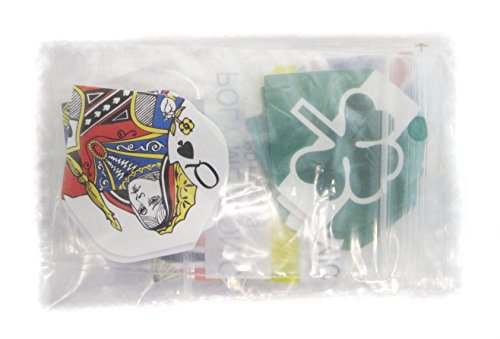 Soft and Steel Tip Dart Accessory Kits - Flights, Shafts, Dart Tool, Rosin Bag, O-Rings (Steel Tip)