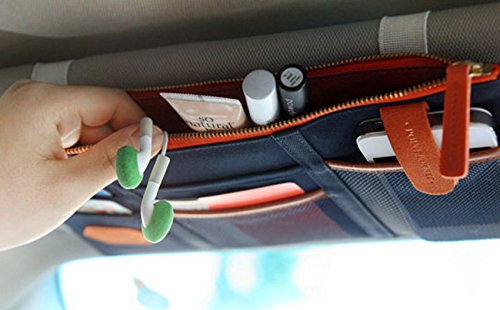Multifunction Sunshade Car Visor Hang Bag CD/DVD Organizer Storage Card Phone Pouch