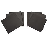 4 Inch X 4 Inch Square Sponge Neoprene Sample Adhesive/Plain - 1/4 IN, 1/8 IN, 1/16 IN. Thick