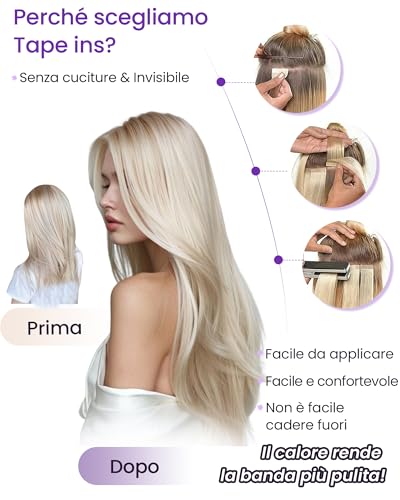 LaaVoo 55 cm Real Hair Extensions Double Sided Adhesive 20 Pieces Black Jet Hair Extensions Double Sided Straight Remy Human Hair Extensions Invisible Adhesive 50 g #1