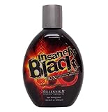 Millennium Tanning Products - Insanely Black Dark Tanning Lotion, 60x Mega-Tingle Formula Ultra Dark Bronzer - 13.5 Ounce