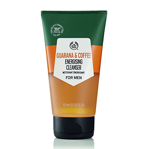 The Body Shop Men's Guarana and Coffee Energizing Cleanser, 100% Vegan, 5 Fluid Ounce