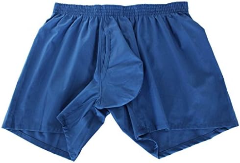 MSPEC Men's 3D-Crotch Breathable/Comfortable Boxers Majolica Blue L