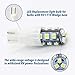 TCBunny LED Replacement Light Bulb 921/T15 Wedge base 52 Lumens 12v or 24v Natural White (12 Pcs)