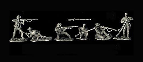 1/32 American Civil War Confederate 44th Tennessee Infantry Figure Playset by Cunnyngham
