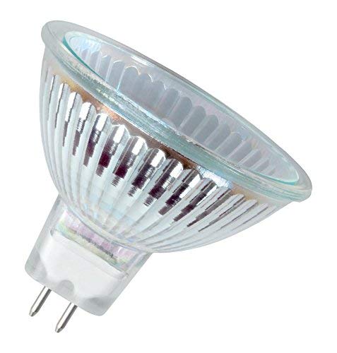 Pack of 2 Halogen 12V MR16 50W GU5.3 36D Long Life 5000Hrs Dimmable Halogen Dichroic