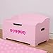 Personalized Dibsies Modern Expressions Toy Box (Pink Signature Series Girls)
