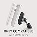 Moshi SnapTo Magnetic Car Mount, Dual Mounting for Dash & Air Vent Clip, Portrait & Landscape Mode, 360 Degree Rotation, SnapTo Tabs for SnapTo Series Case, Transformer Mounting Pad for Other Cases