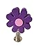 Antenna Tops - Deep Purple Daisy Car Antenna Topper/Antenna Ball/Mirror Dangler