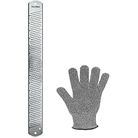 Microplane Classic Zester with Cut Resistant Glove Set