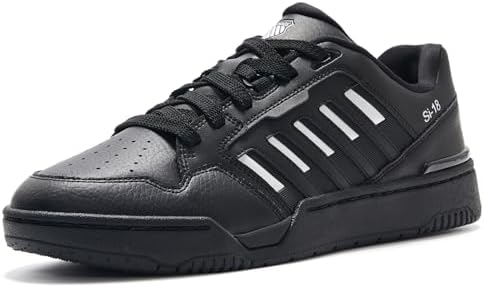 Amazon.com | K-Swiss Men's Techna Trainer, White/Navy/Red, 7 M