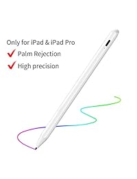 Stylus Pen for iPad, Kimwood Palm Rejection Pencil for Apple iPad, iPad Pro, iPad Air, High Precise 2nd Gen Active Digital Pen Special Designed for 2018 & 2019 Apple iPad