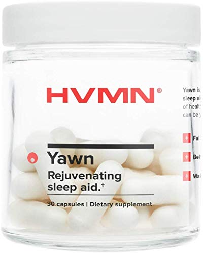 H.V.M.N. Yawn - Natural Sleep Aid with Melatonin, L-Theanine, Magnesium, Glycine - Effective Non-Habit Forming Sleeping Pills