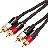 Amazon Basics Câble audio RCA 2 mâles vers 2 mâles – 1,22 m