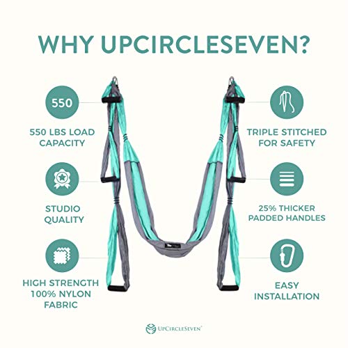 UpCircleSeven Aerial Yoga Swing Set Ceiling Mount Accessories