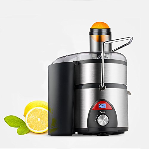 SL&VE Juicer, Wide mouth juice extractor, 800 watt powerful Centrifugal juicer, Fruit and vegetable juicer, With juice jug and cleaning brush-Black 1000ml