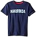 Nautica Boys' Short Sleeve Graphic 1983 Shadow Text Tee