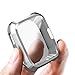 SIRUIBO Compatible Fitbit Versa Case, TPU Plated Screen Protector Rugged Cover All-Around Protective Bumper Shell Compatible Fitbit Versa Smartwatch, Silver