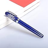 jinhao 886 Medium nib fountain pen new gift pen Writing office (dark blue Spider)