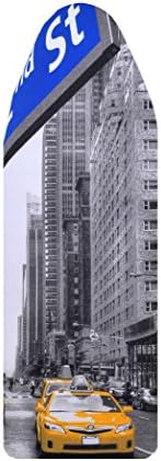 VieveMar Premium Ironing Board Cover, Thick Padding with Cotton, Foam and Felt Pad, Easy FIT with Drawstring, Heat Reflective. Fits Boards 15" x 48" (New York)