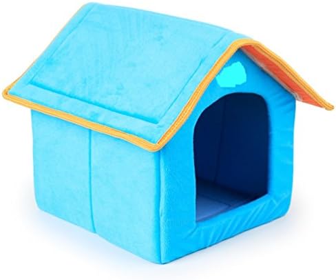 Komia Single Room House for Small Dog Indoor/Outdoor House Bed Pet Soft Pad (42x38x42cm, 11001)