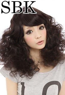 Nicole Coffee Brown Short Curly Wigs D9-SBK