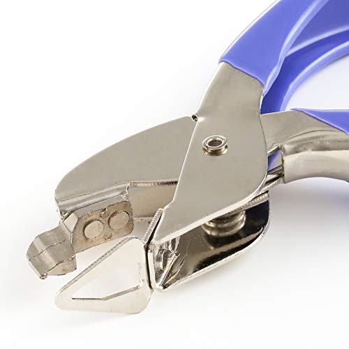 TEZONG Staple remover Steel Jaw and Head Stapler Puller Tweezers Style Remove Staple Tool 1Pack