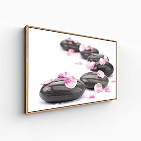Canvas Wall Art for Living Room, Bedroom Spa Framed Canvas Prints for Home Decoration Ready to Hang - 16"x24" inches