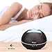 Essential Oil Diffuser, Dularf Wood Grain Aromatherapy Diffuser Cool Mist Nebulizer Diffuser Humidifier 400ml for Office Home Compatible 15 Color Lighting & Timer Settings (brown)