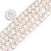 JOE FOREMAN Freshwater Cultured Pearl Beads for Jewelry Making Natural Gemstone Semi Precious 8-9mm White 15