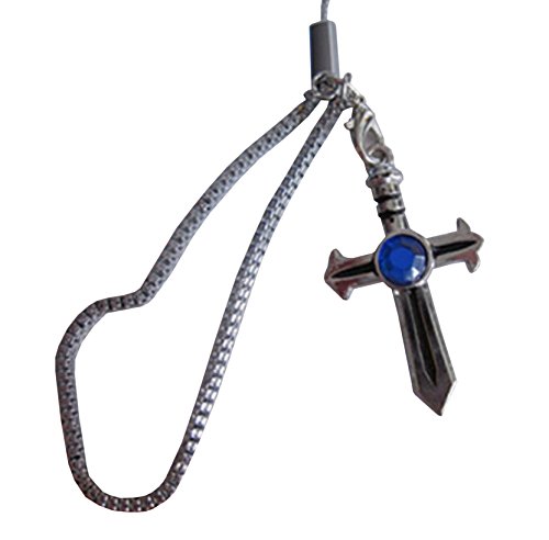Qinol Anime Fairy Tail Cross Necklace Cosplay Accessory Pendant Christmas Gift