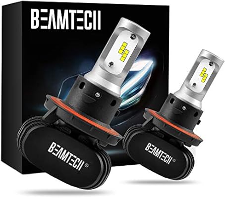 Beamtech H13 Led Headlight Bulb 50w 6500k 8000lumens Extremely Brigh 9008 Hi Lo Csp Chips Conversion Kit Buy Online At Best Price In Ksa Souq Is Now Amazon Sa