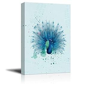 Beautiful Peacock Dreaming Painting Artwork for Home Framed