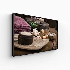 Canvas Wall Art for Living Room, Bedroom Spa Framed Canvas Prints for Home Decoration Ready to Hang - 16"x24" inches