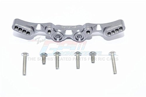 Traxxas Ford GT 4-Tec 2.0 (83056-4) Upgrade Parts Aluminum Rear Shock Tower - 1Pc Set Gray Silver